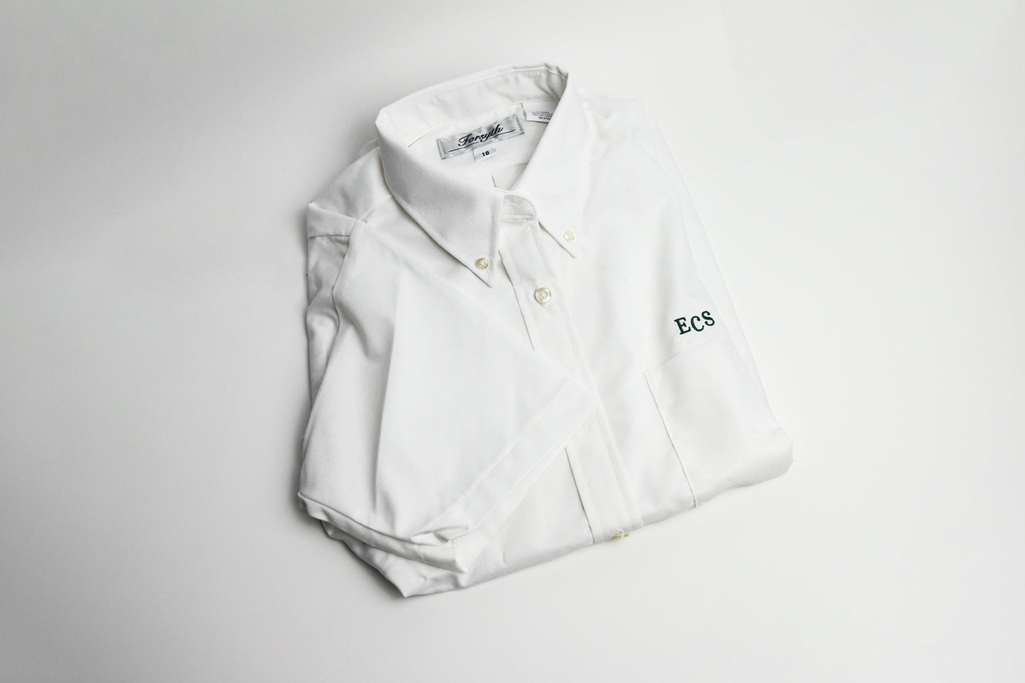 Short Sleeve White Dress Shirt