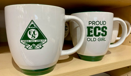 Proud ECS Old Girl mug - Vintage Logo